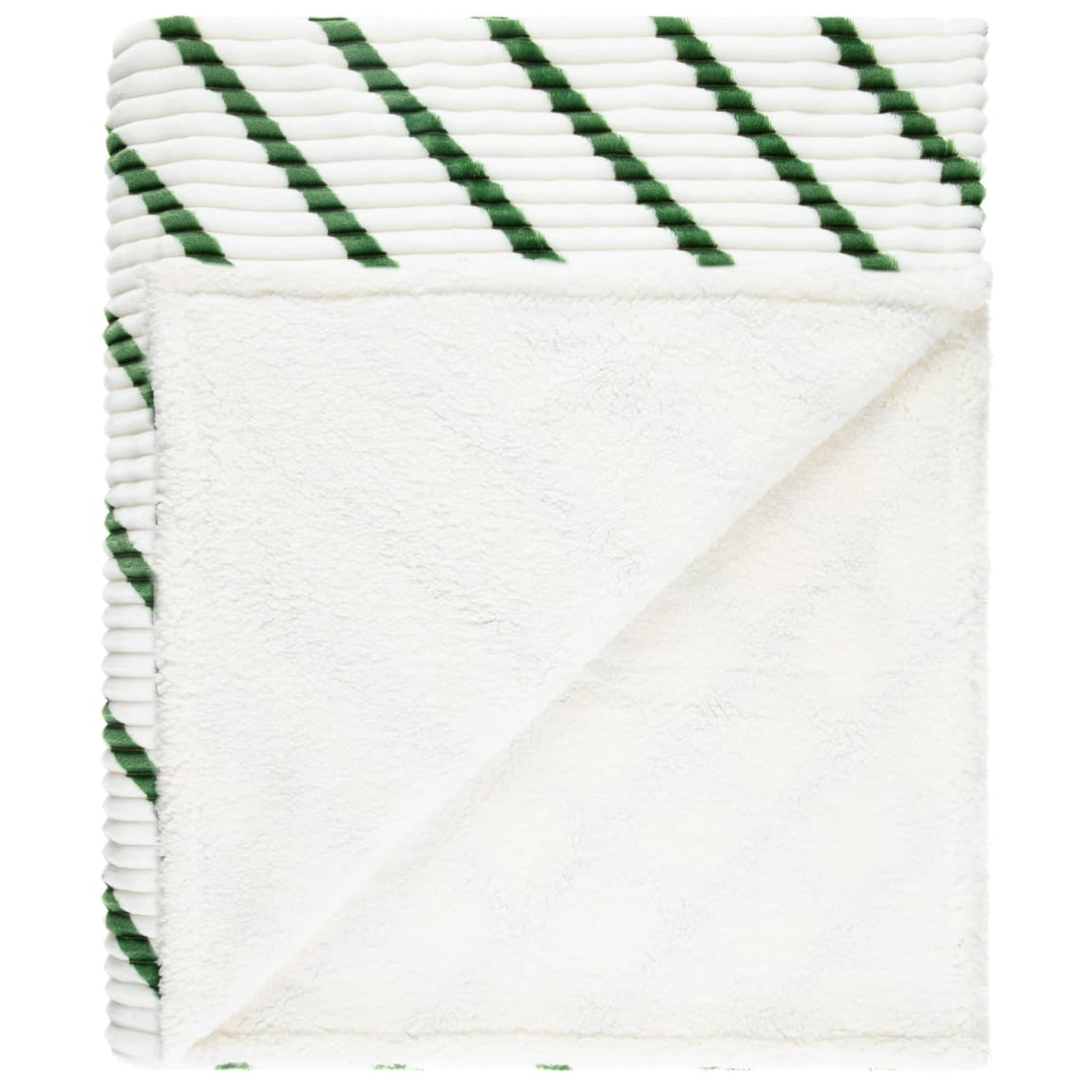 400313-christmas-at-home-stripe-throw-with-sherpa-green-2