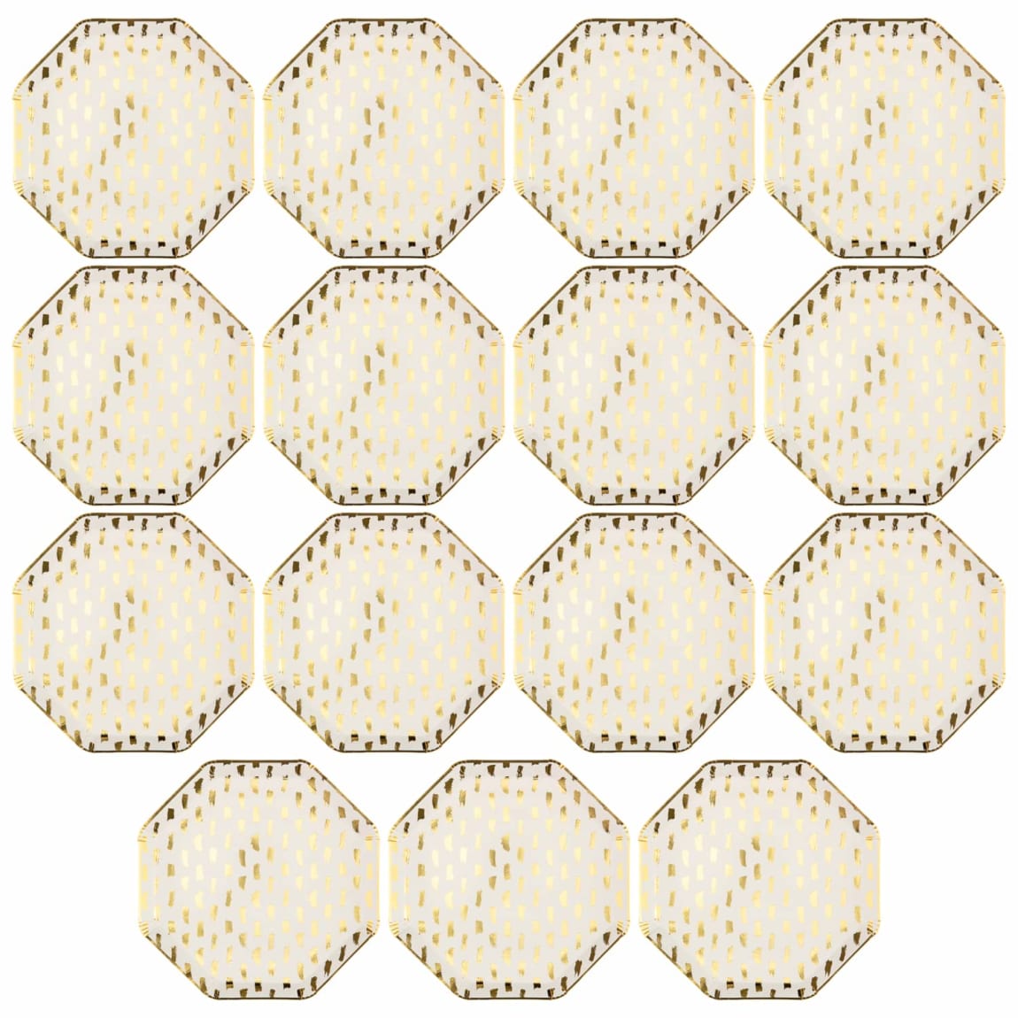 403802-15pk-hexagon-plates-gold-group
