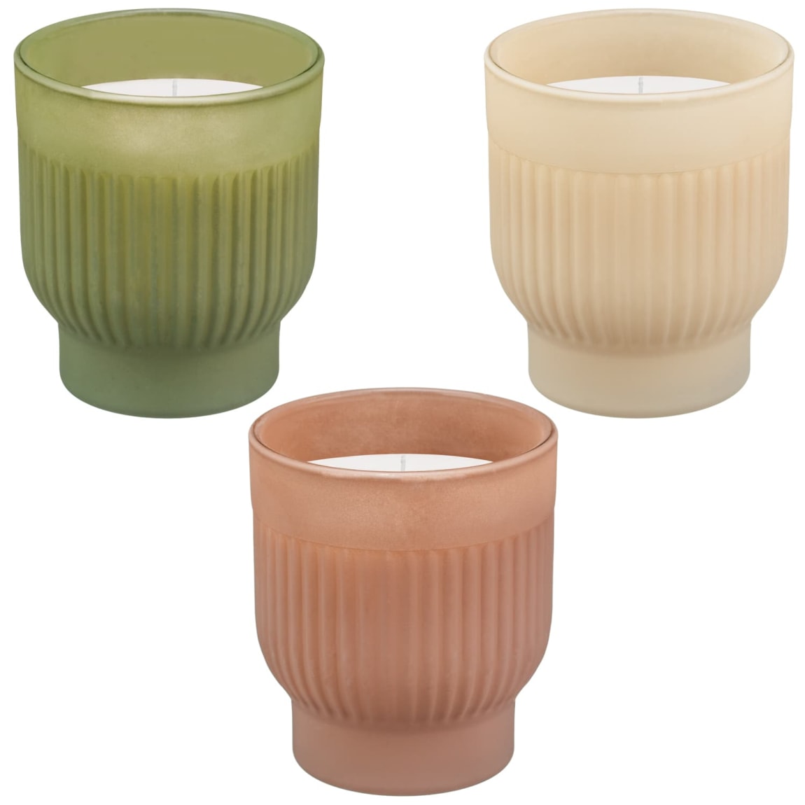 410679-404044-matte-coloured-glass-ribbed-footed-candle-group