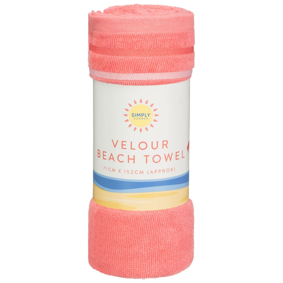 406205-plain-velour-beach-towel-pink-2