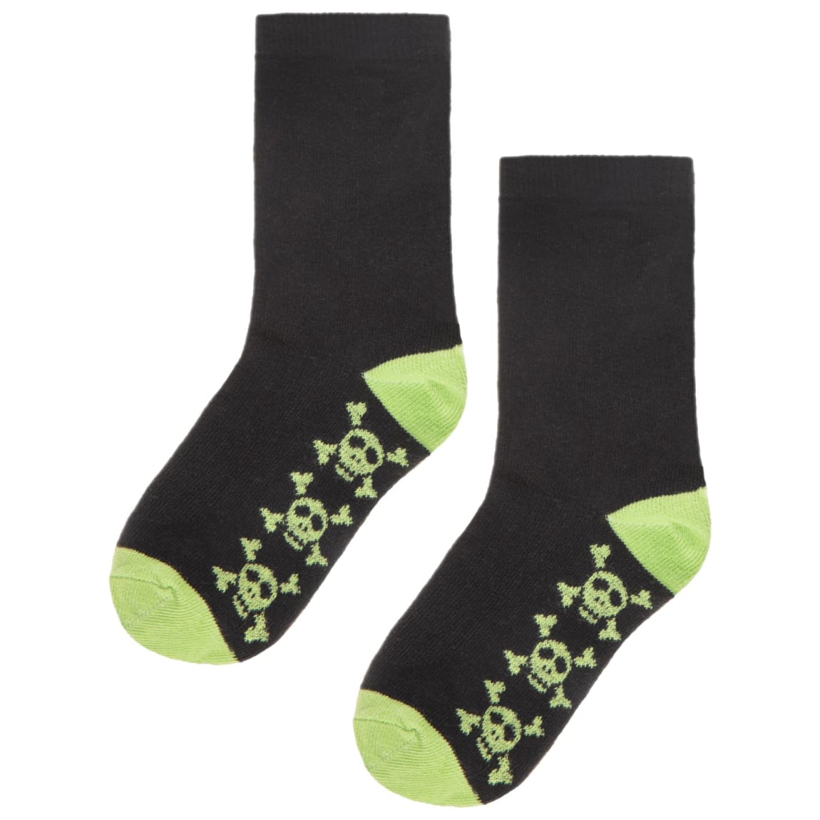 407065-4pk-boys-socks-skulls-green