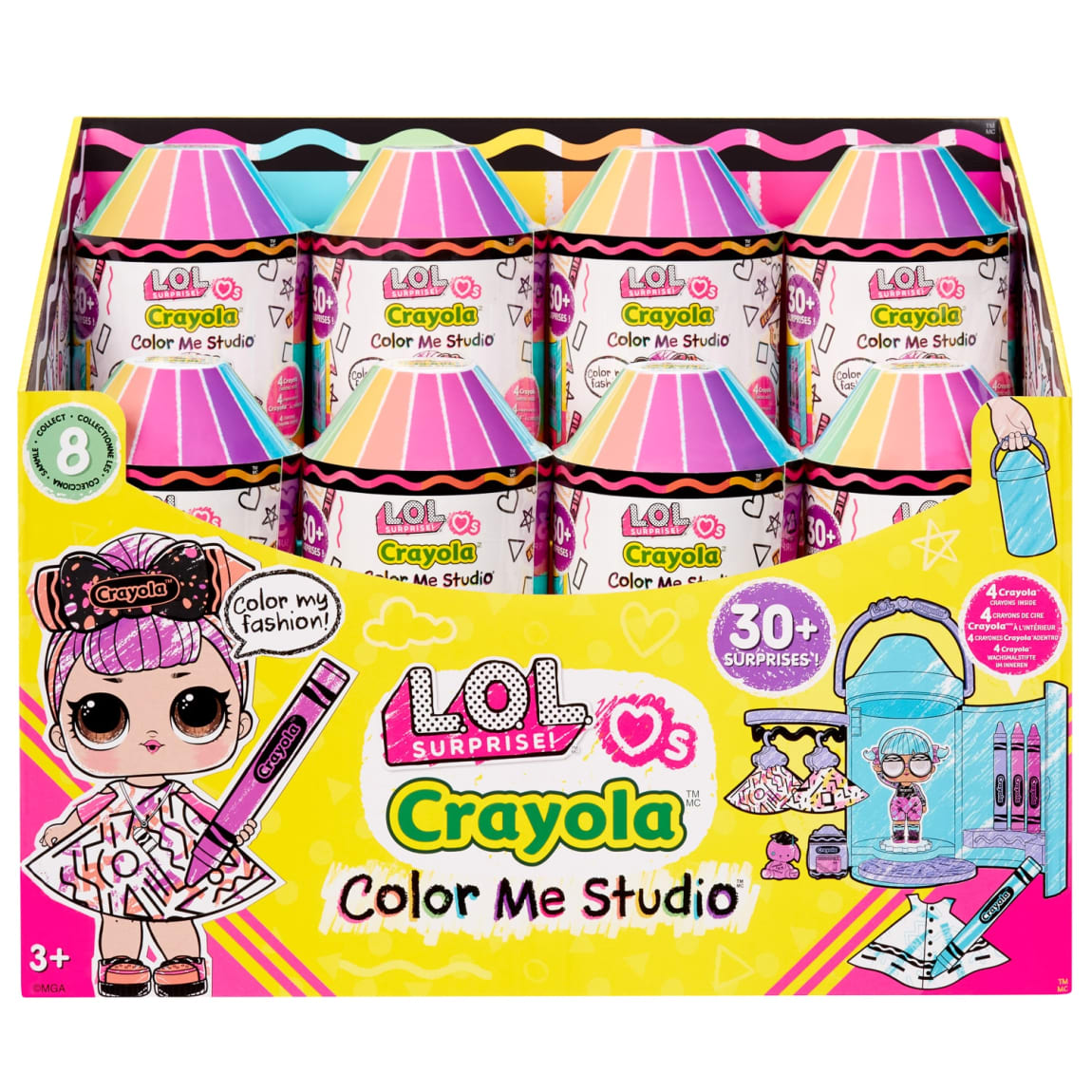 L.O.L. Surprise! Crayola™ Colour Me Studio Assorted Dolls B&M
