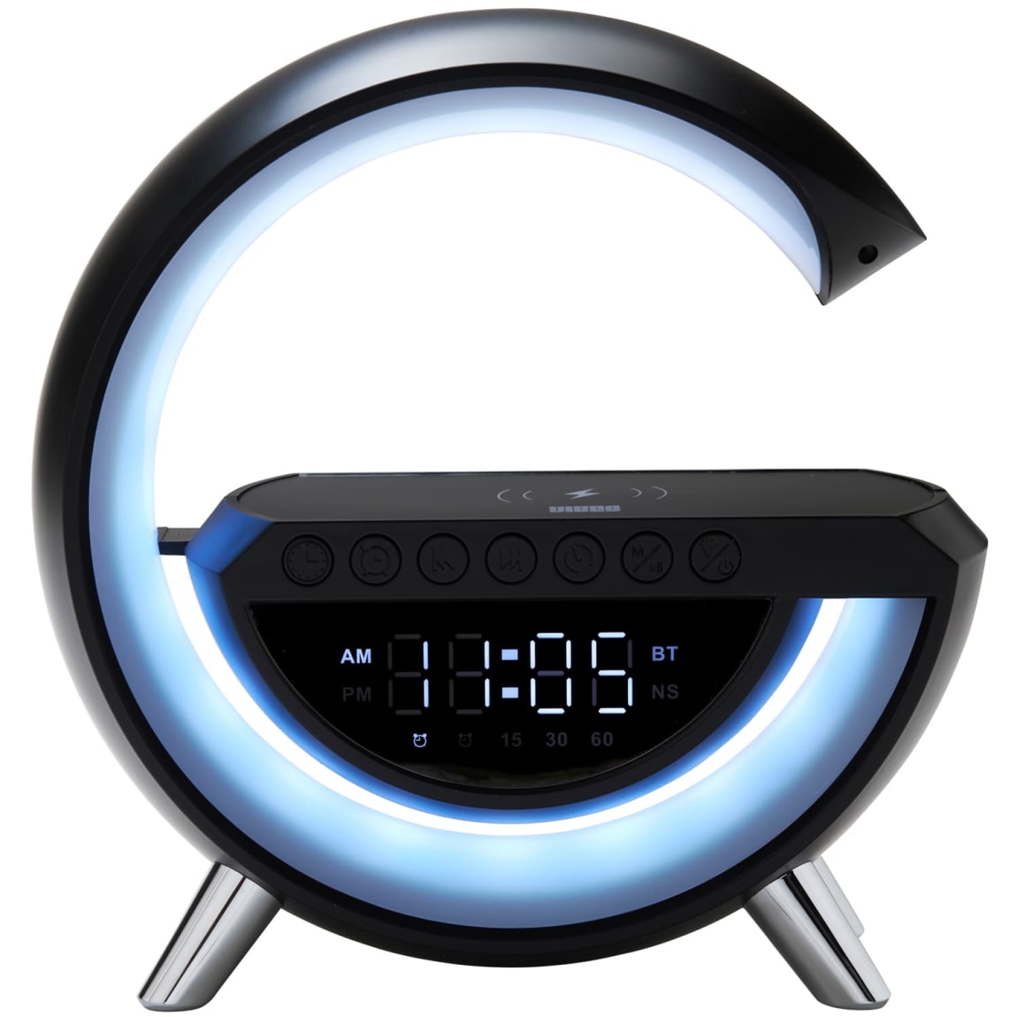 409981-vibes-3in1-led-speaker-alarm-clock-and-wireless-charger-black-7