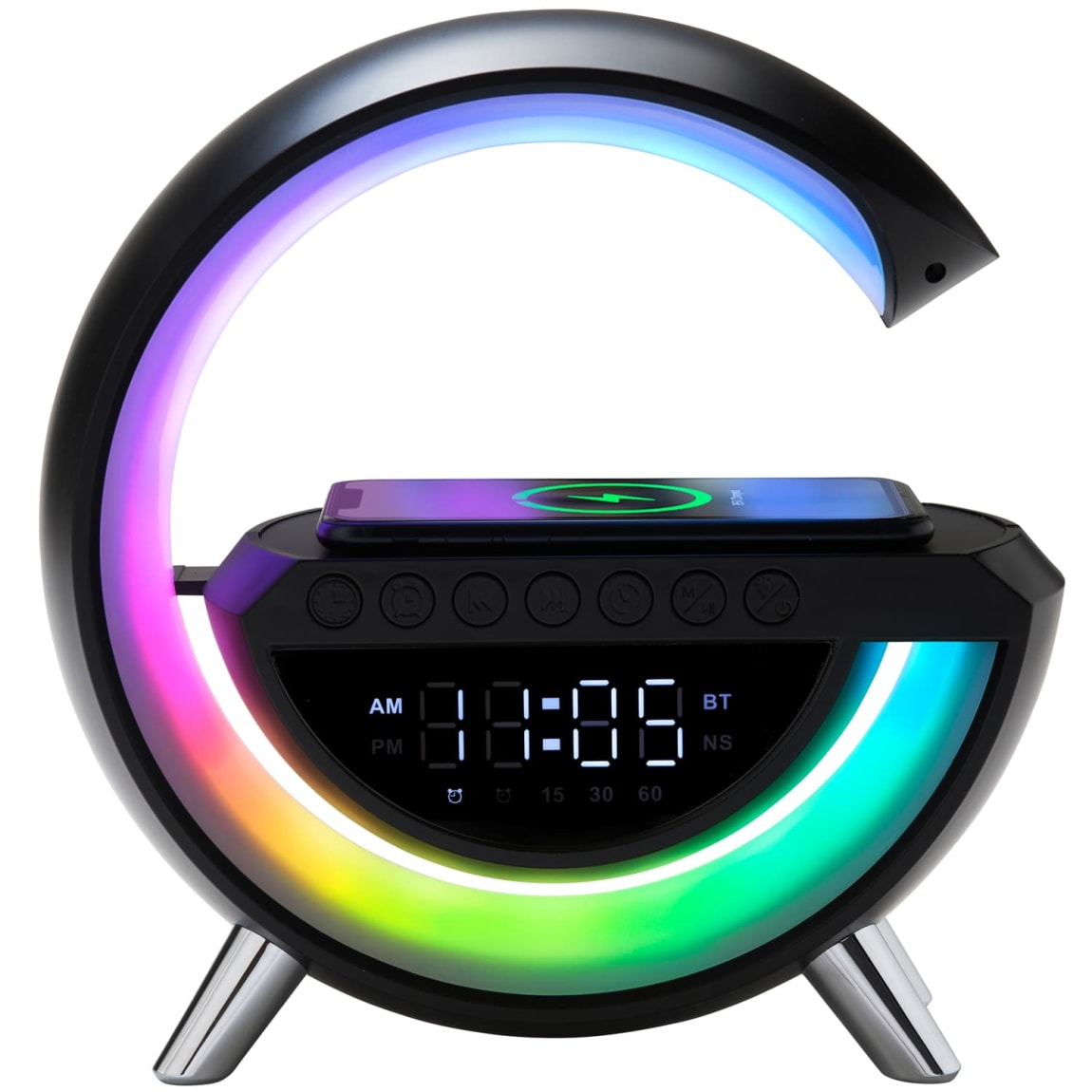 409981-vibes-3in1-led-speaker-alarm-clock-and-wireless-charger-black-8