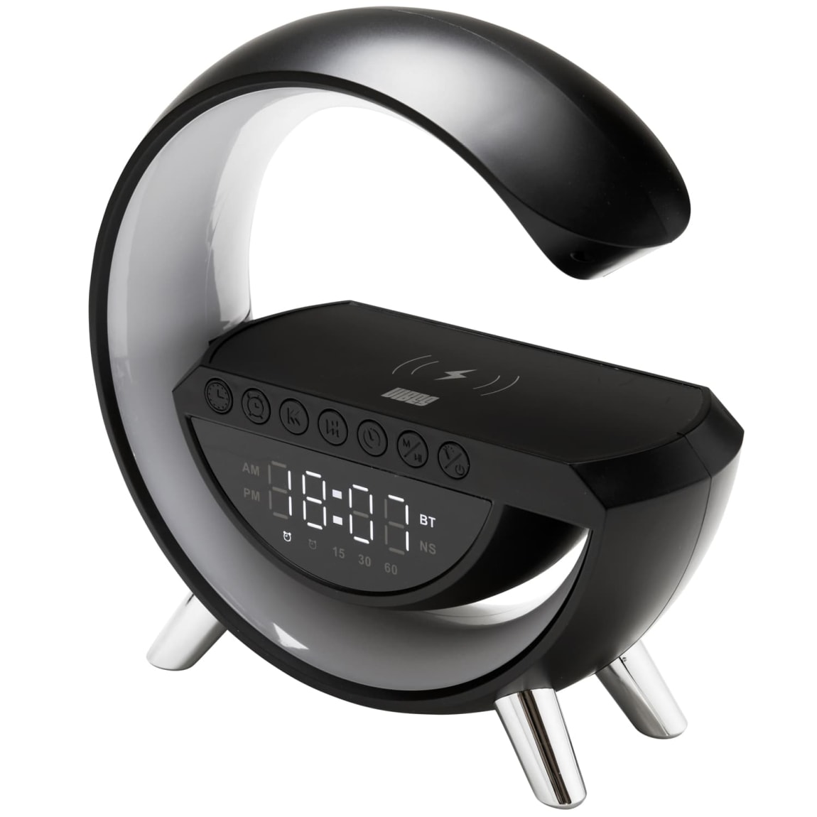 409981-vibes-3in1-led-speaker-alarm-clock-and-wireless-charger-black-9