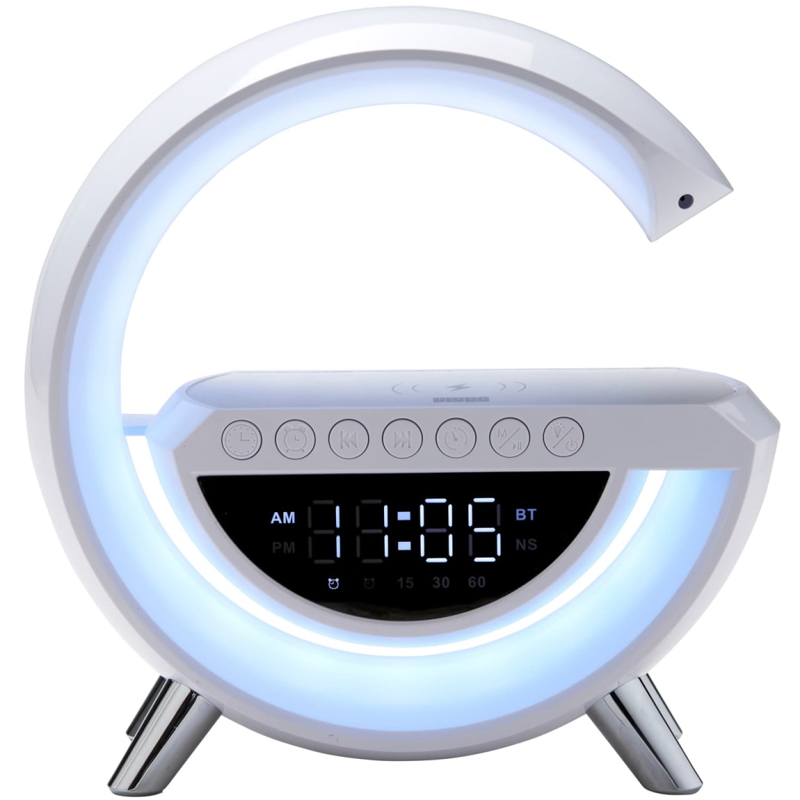 409981-vibes-3in1-led-speaker-alarm-clock-and-wireless-charger-white-8