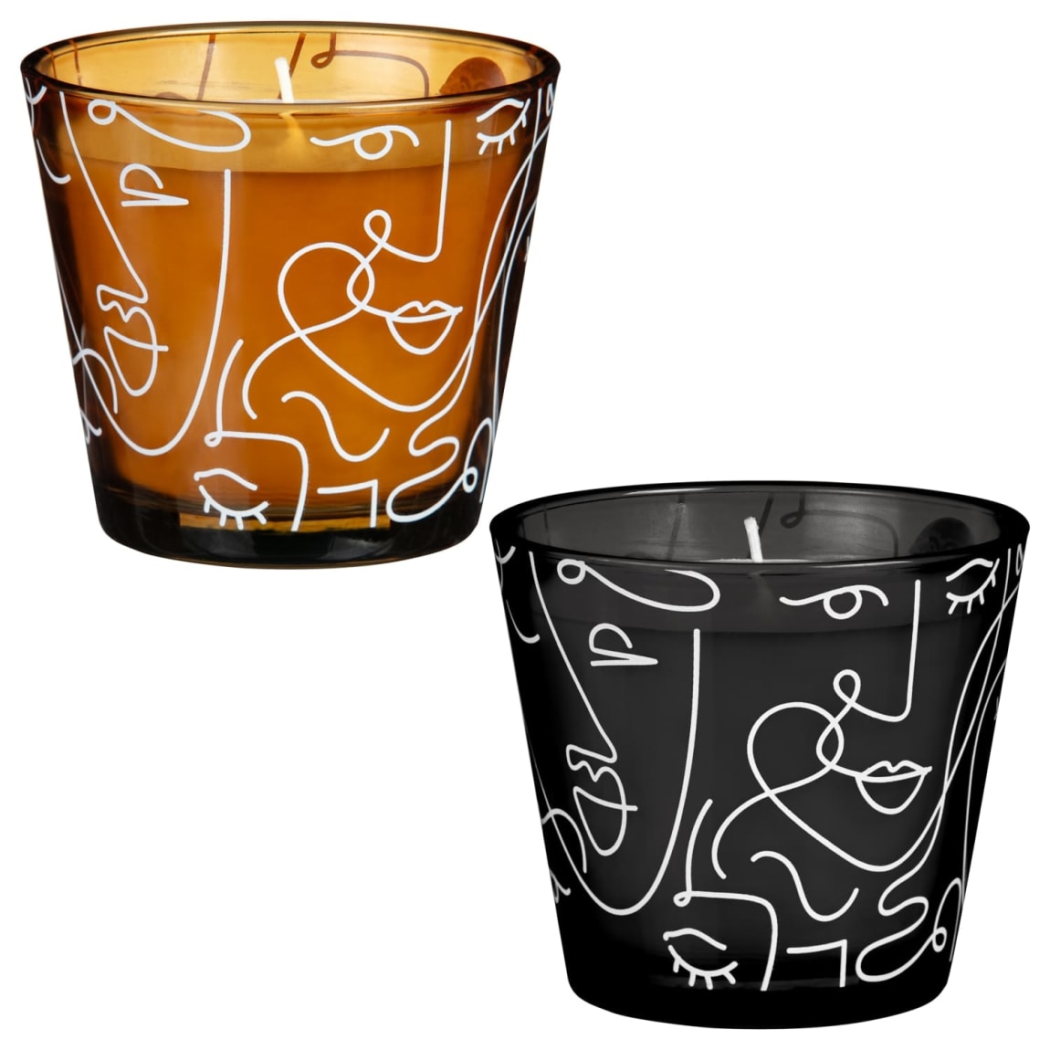 410674-abstract-face-design-candle-group