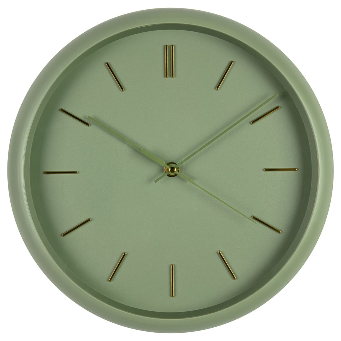 416072-curved-edge-wall-clock-green