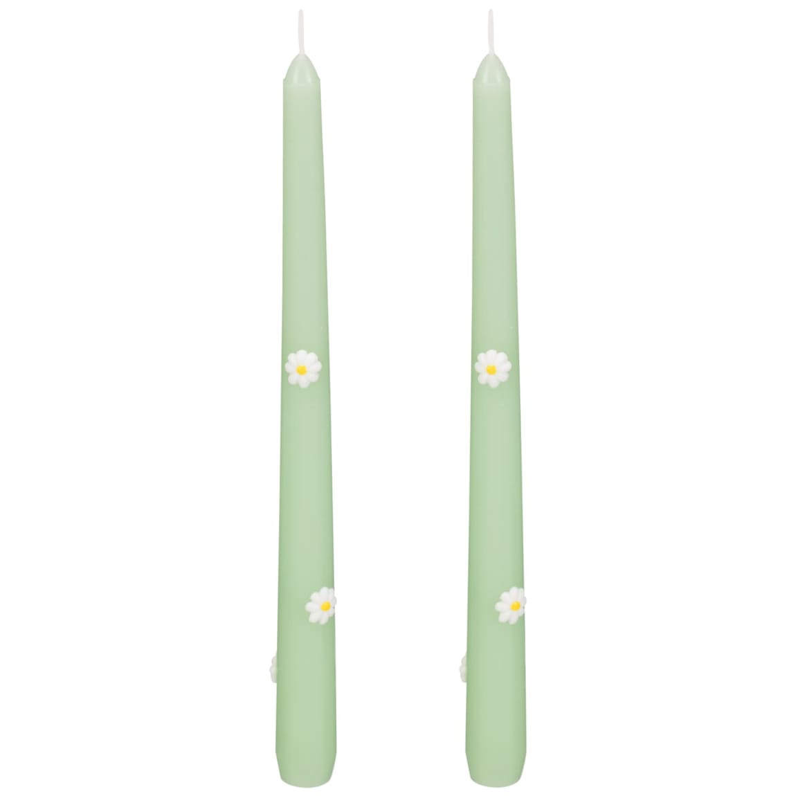 418037-2pk-daisy-dinner-candles-green-2