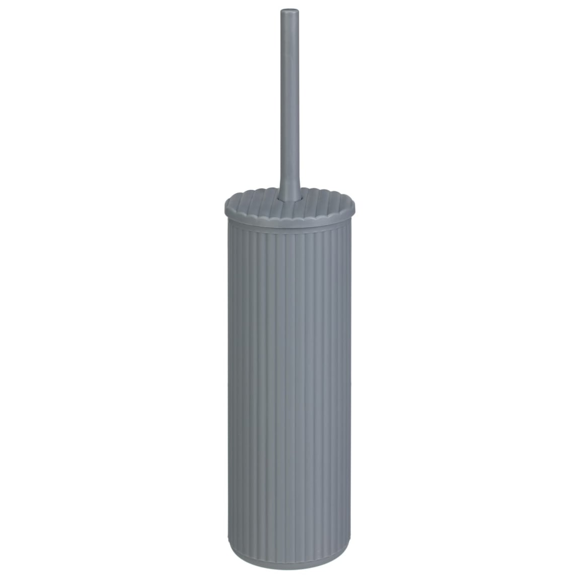 Ribbed Toilet Brush Grey Toilet Brush Holders B&M