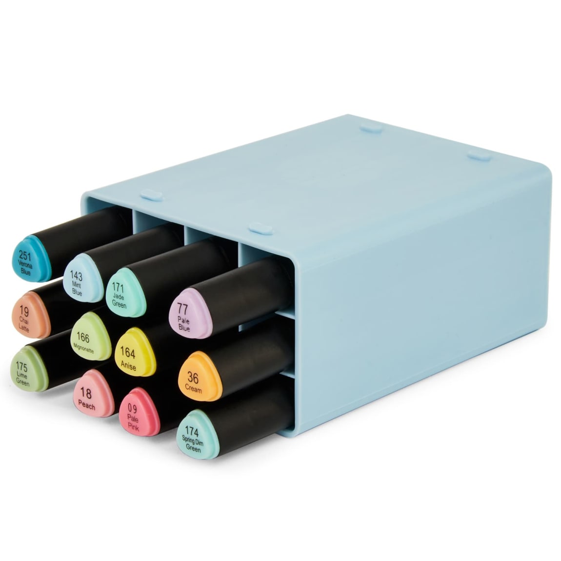 419803-deco-time-12-alcohol-markers-baby-blue-tray-2