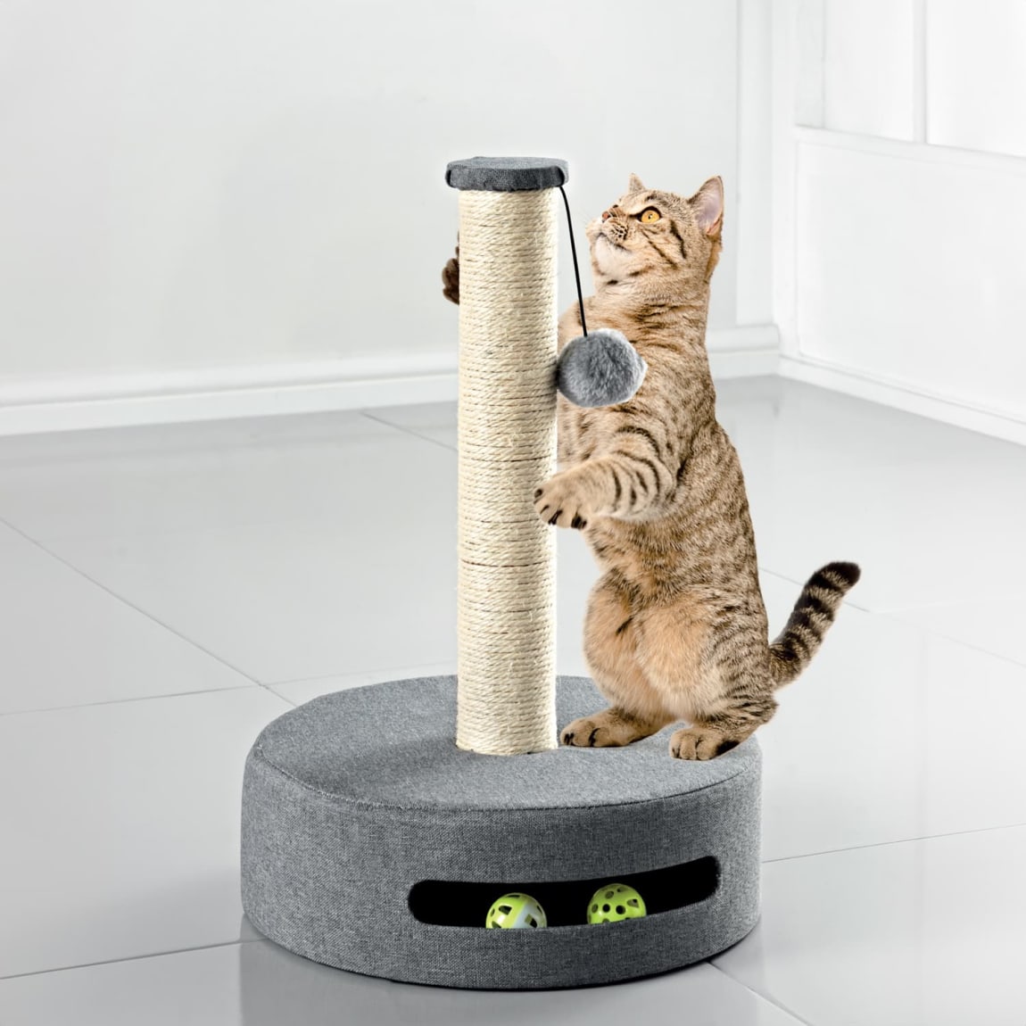 422900-kittykins-scratching-post-with-play-base-cat-toy-grey-2
