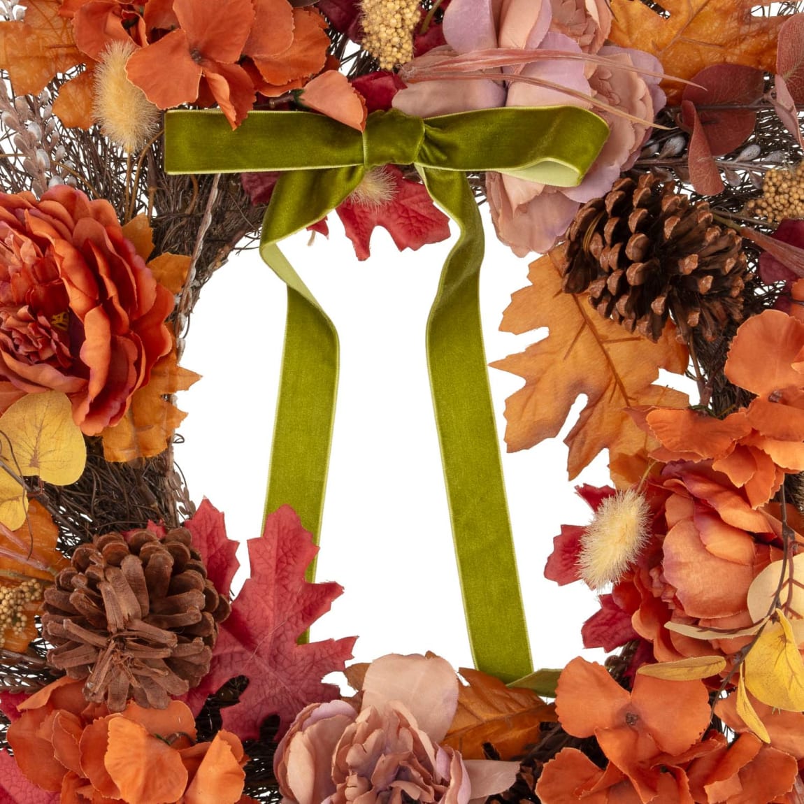 423959-pinecone-and-flowers-harvest-wreath-with-bow-2