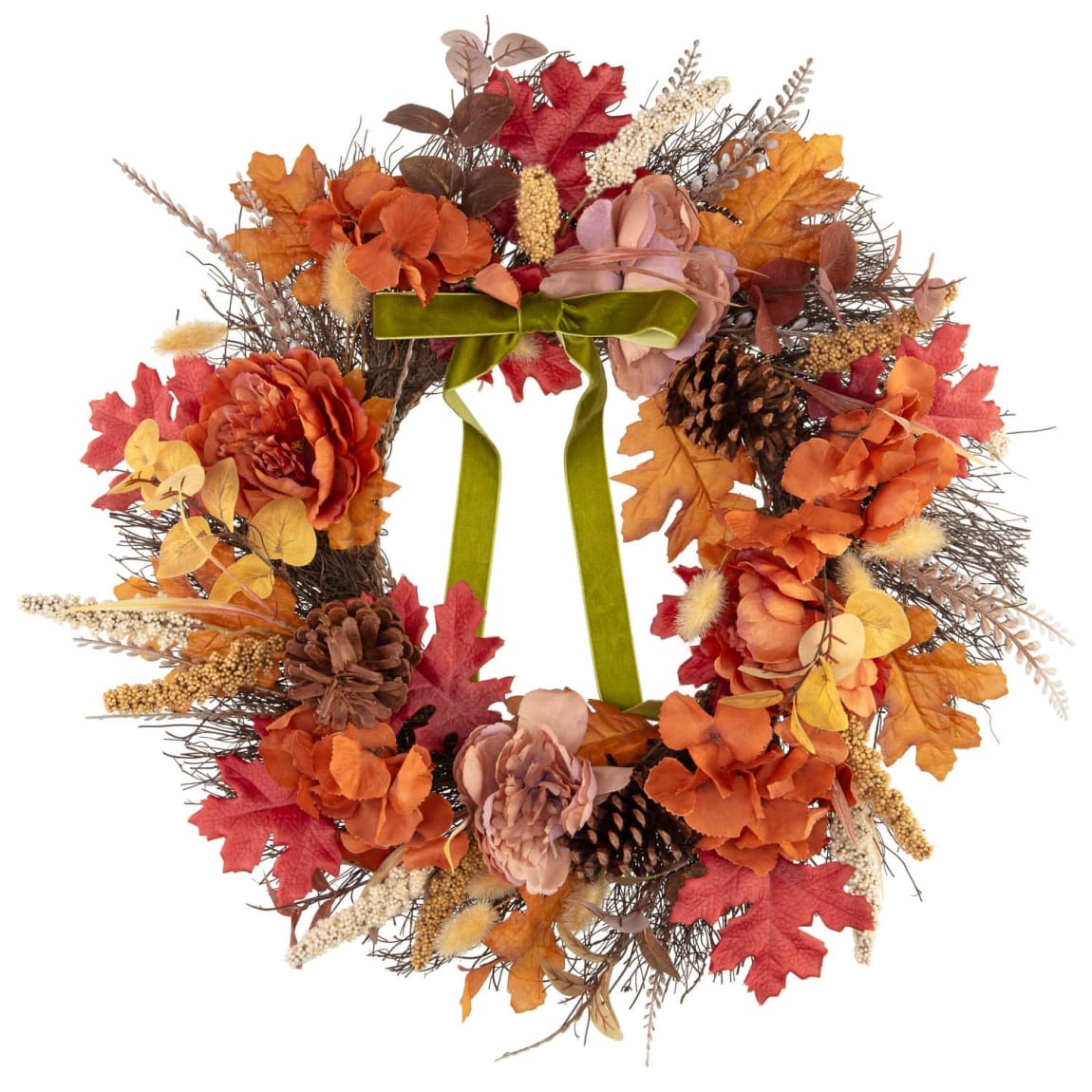 423959-pinecone-and-flowers-harvest-wreath-with-bow