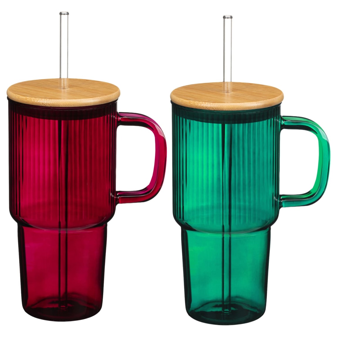 424000-ribbed-glass-tumbler-red