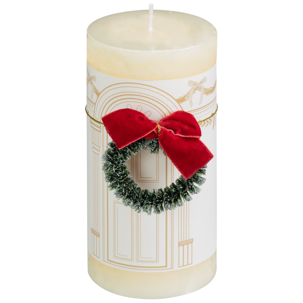 424074-pillar-candle-with-wreath-decoration