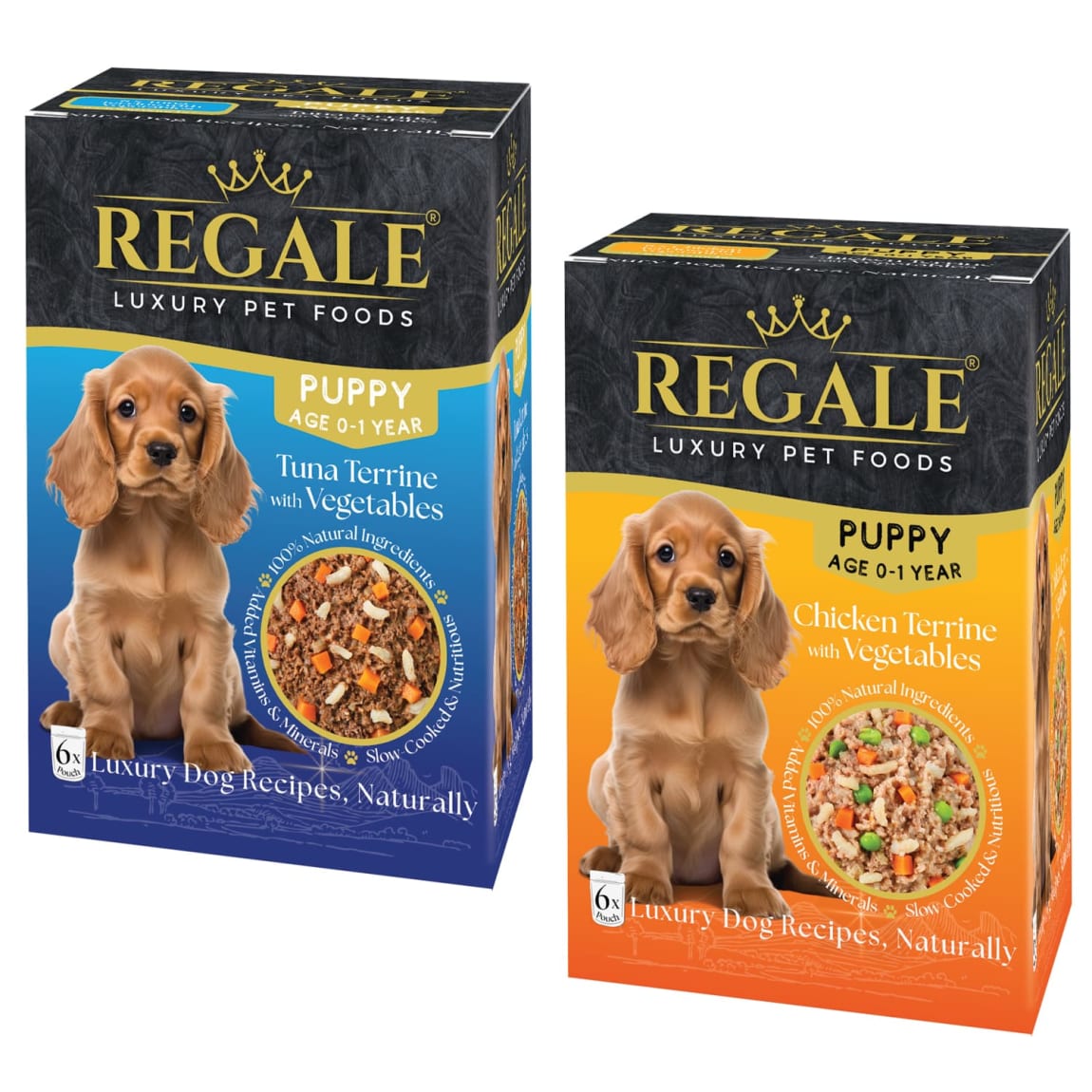 425194-regale-chicken-tuna-terrine-with-vegetables-6x70g-pouches-puppy-group
