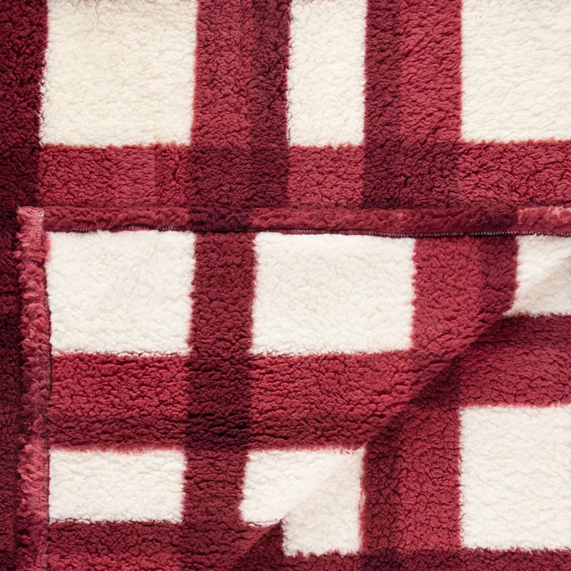 425231-simply-everyday-check-sherpa-throw-burgundy-3