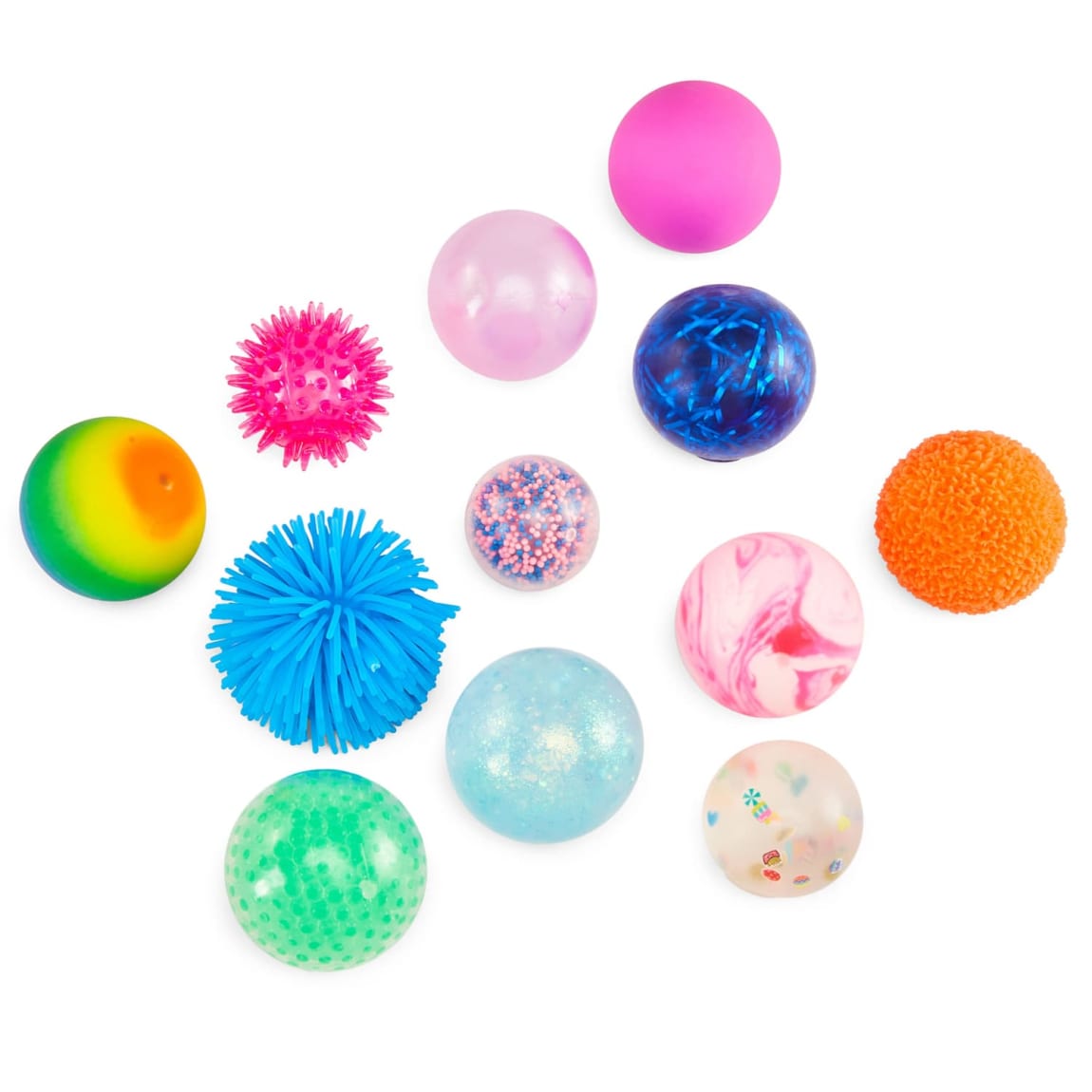Squishy Ball Set 12pk Educational Toys B M Stores