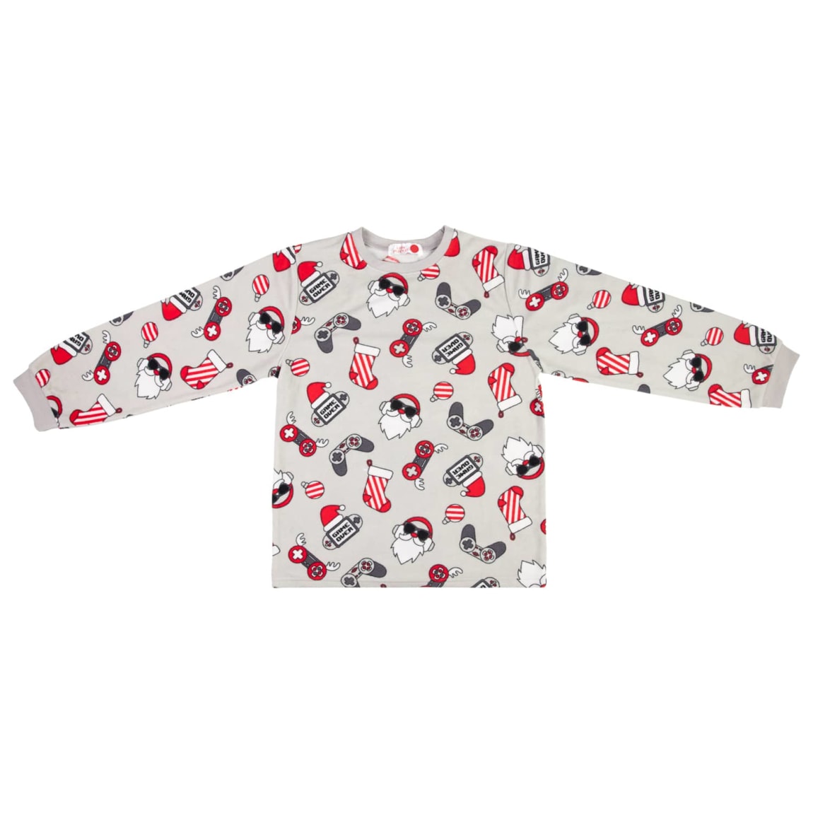 425943-older-kids-fleece-grey-gaming-christmas-pyjama-2