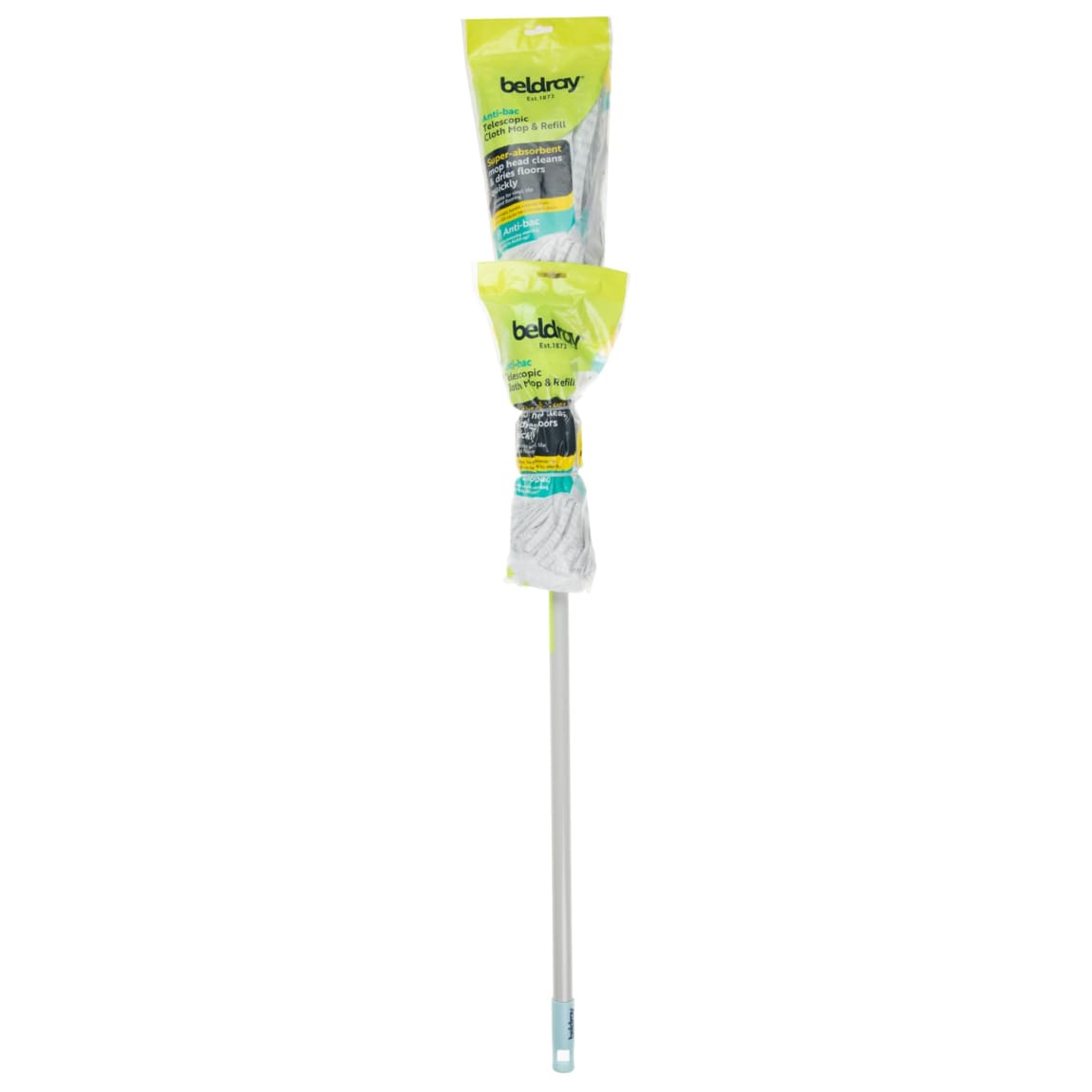 426850-beldray-anti-bac-telescopic-cloth-mop-and-refill