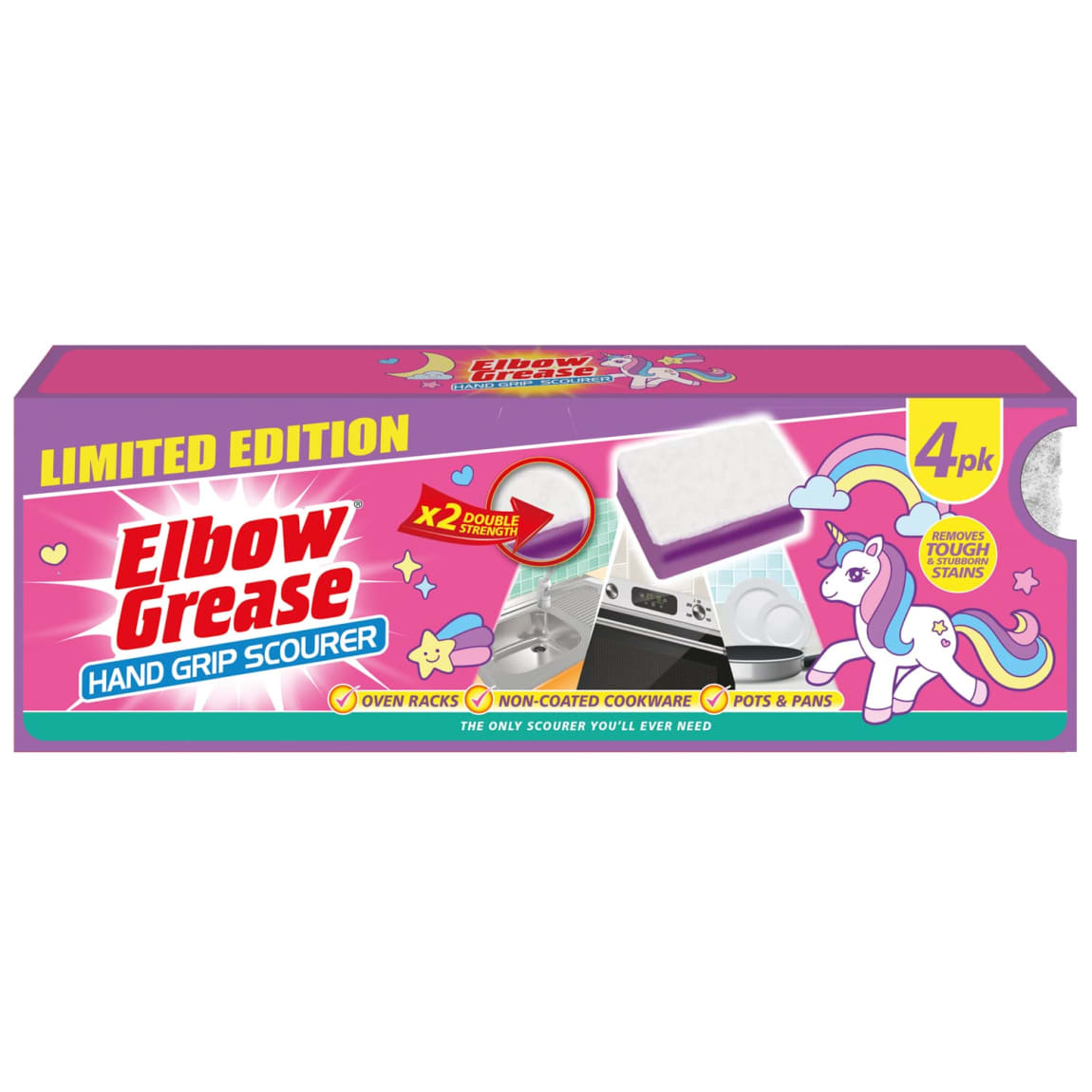 427182-elbow-grease-hand-grip-scourer-4pk-unicorn-edition