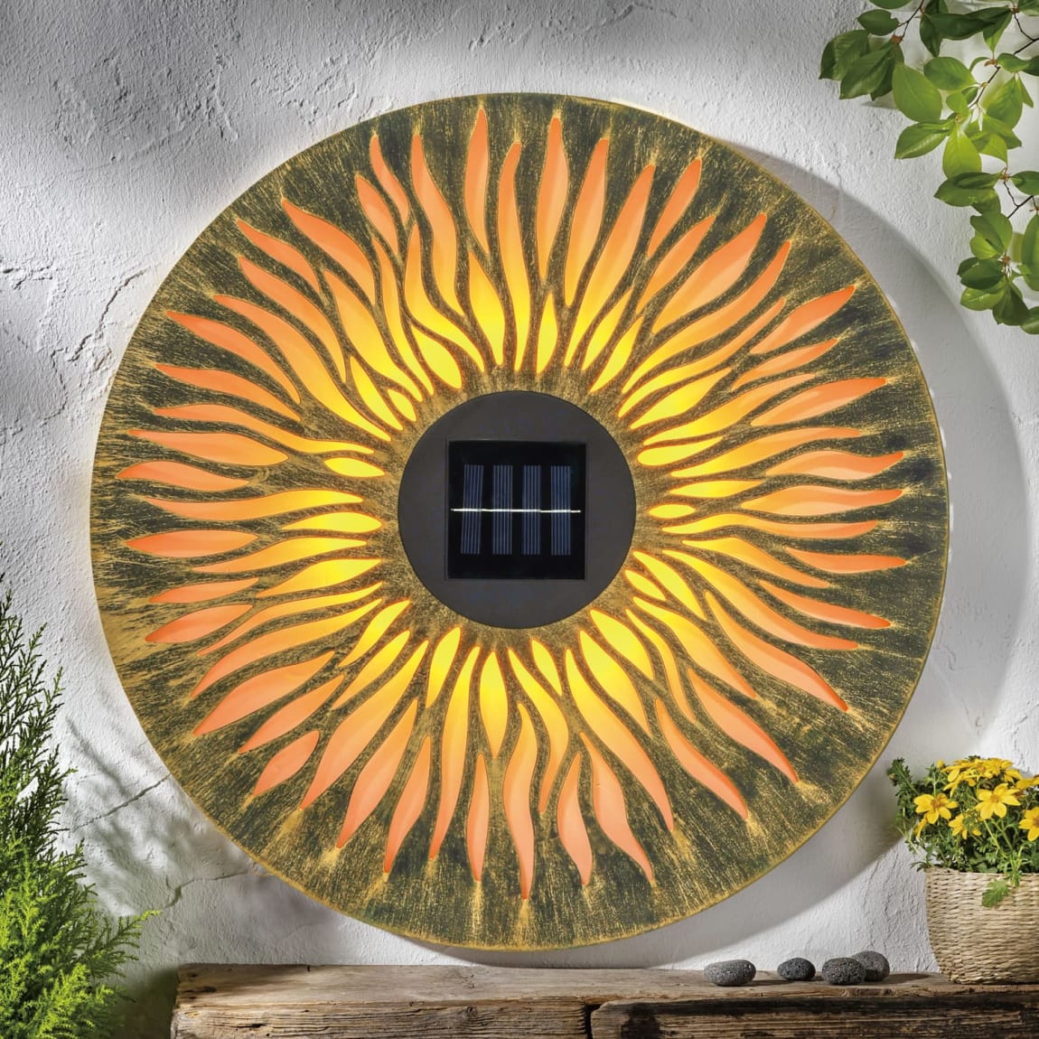 429584-solar-powered-metal-sun-wall-art