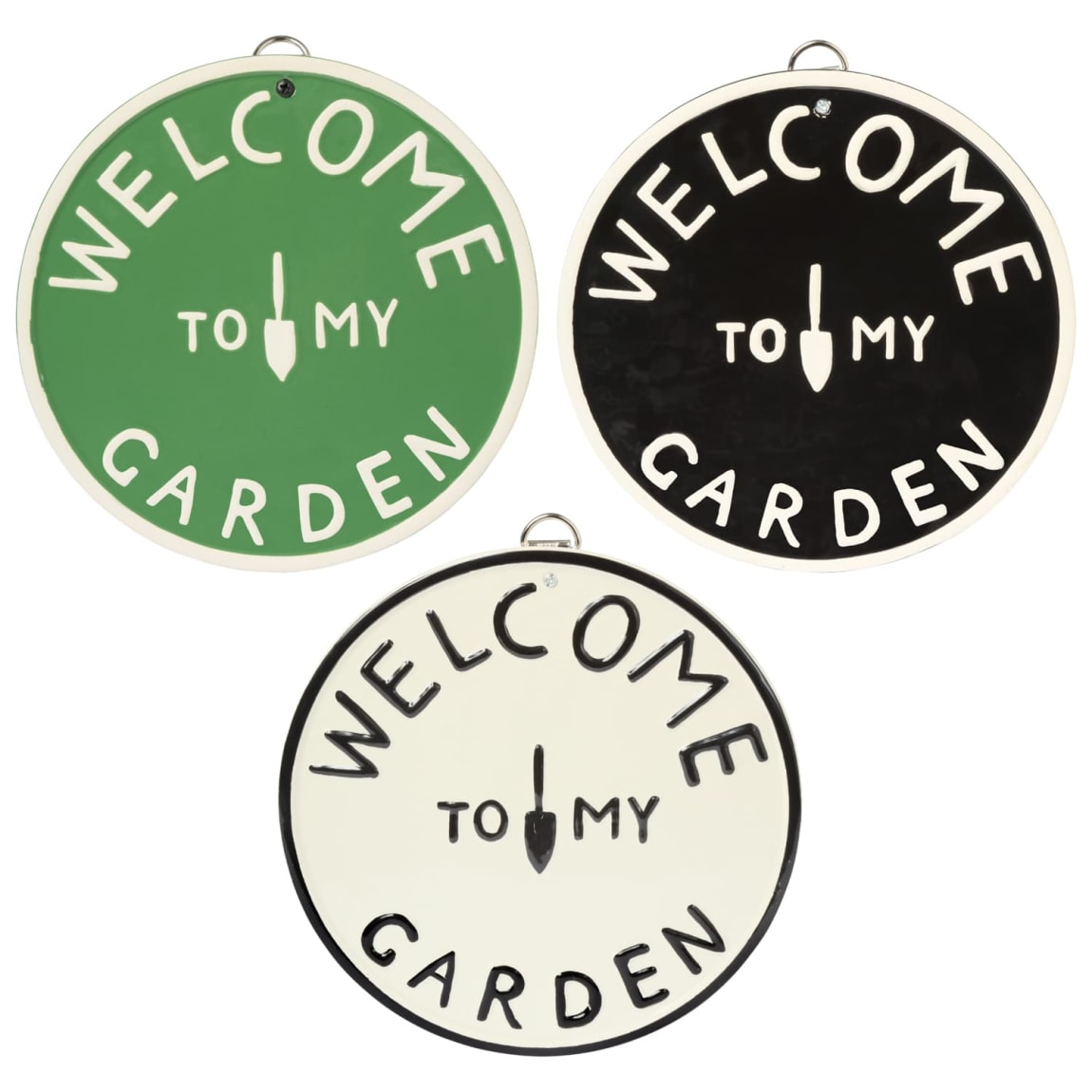 429645-welcome-to-the-garden-round-plaque-group