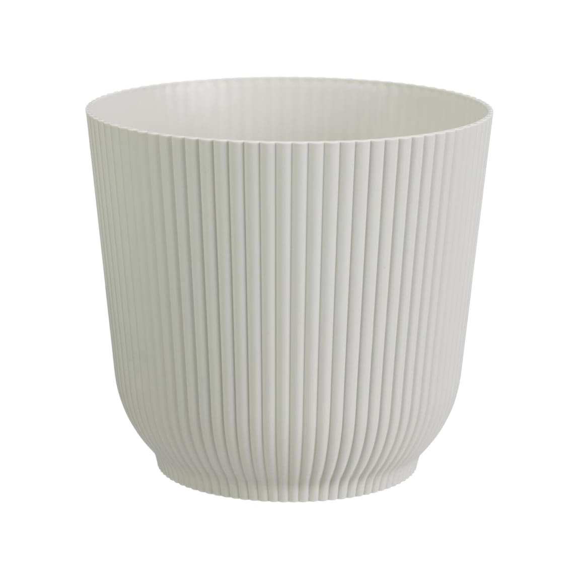 429752-modern-ribbed-plastic-plant-pot-cream-2