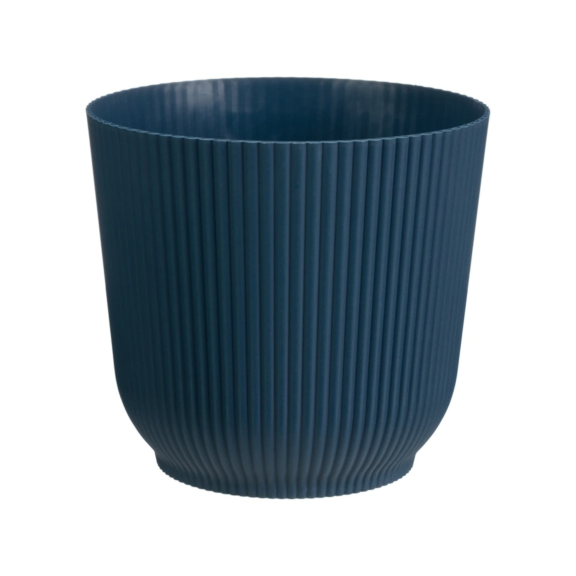 429753-modern-ribbed-plastic-plant-pot-navy-2