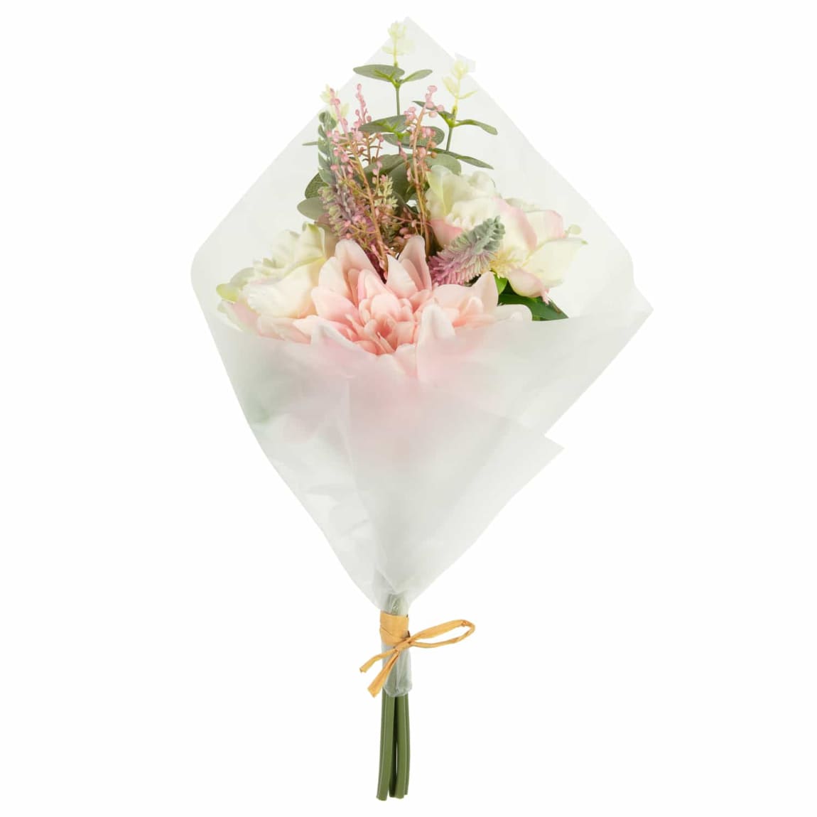 430392-floral-bouquet-in-plastic-wrap-pink