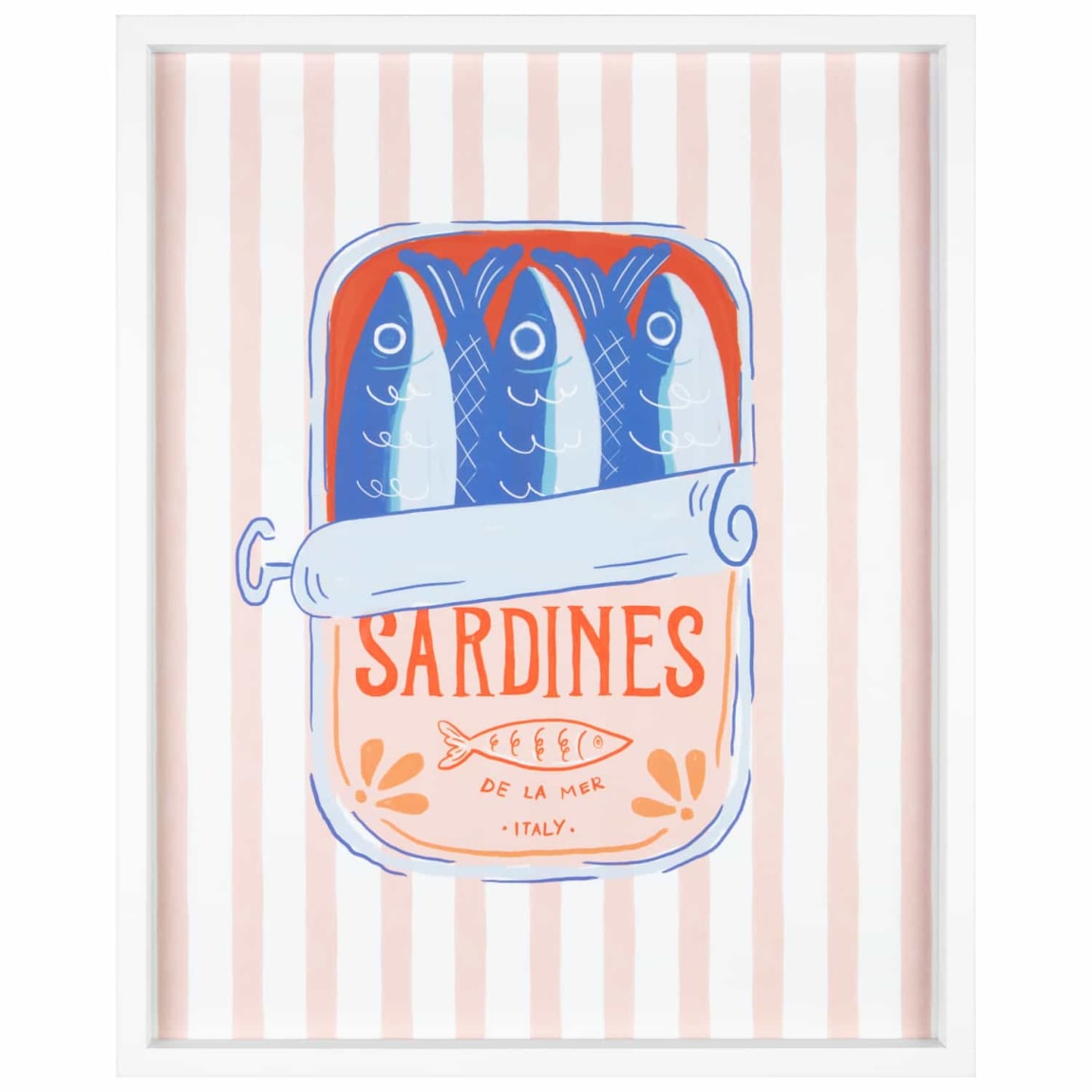 430431-printed-wall-art-isle-life-40x50cm-sardines
