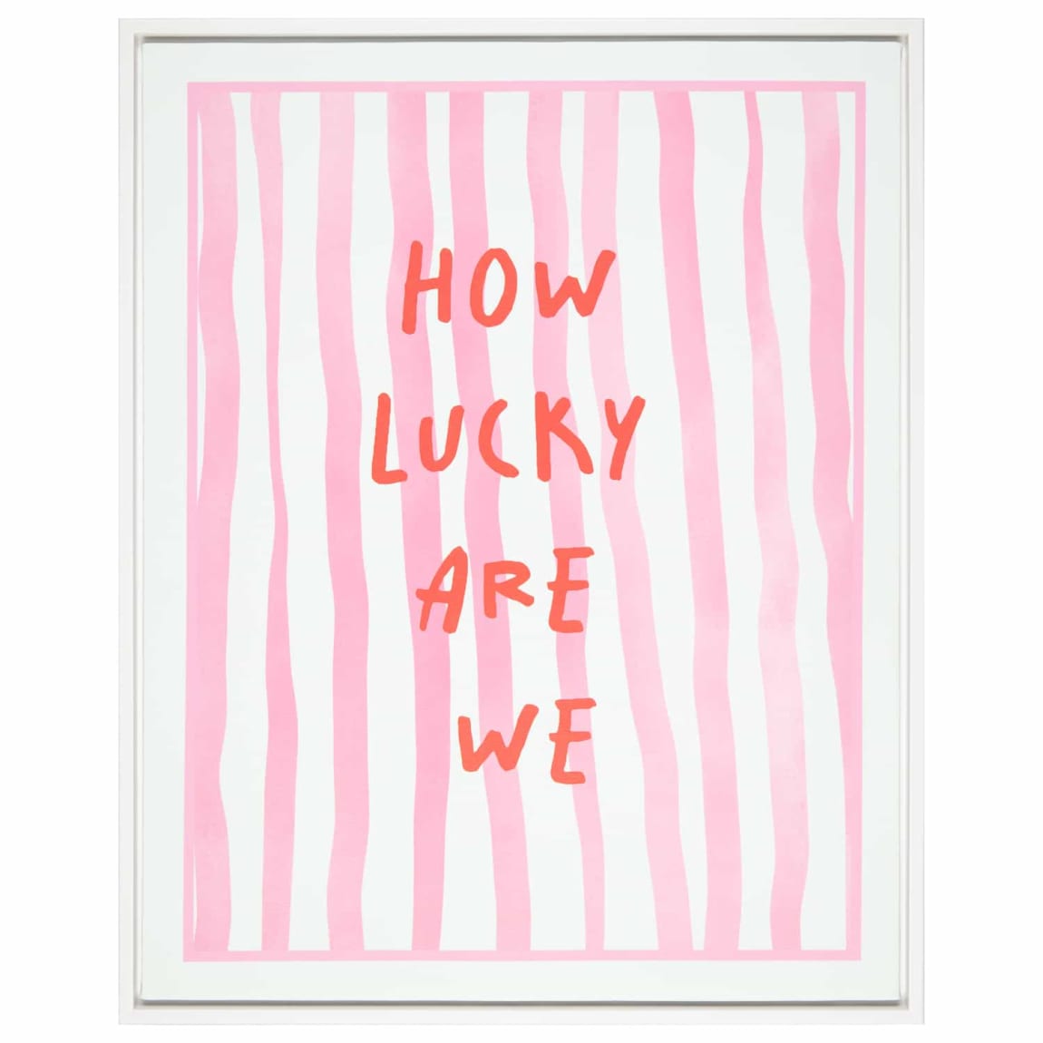 430466-quotation-canvas-40x50cm-how-lucky-are-we