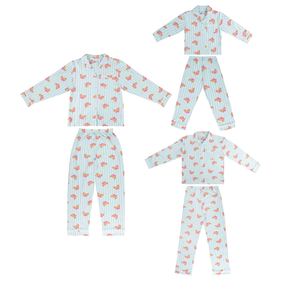 431167-431168-431170-ladies-croissant-pyjama-group