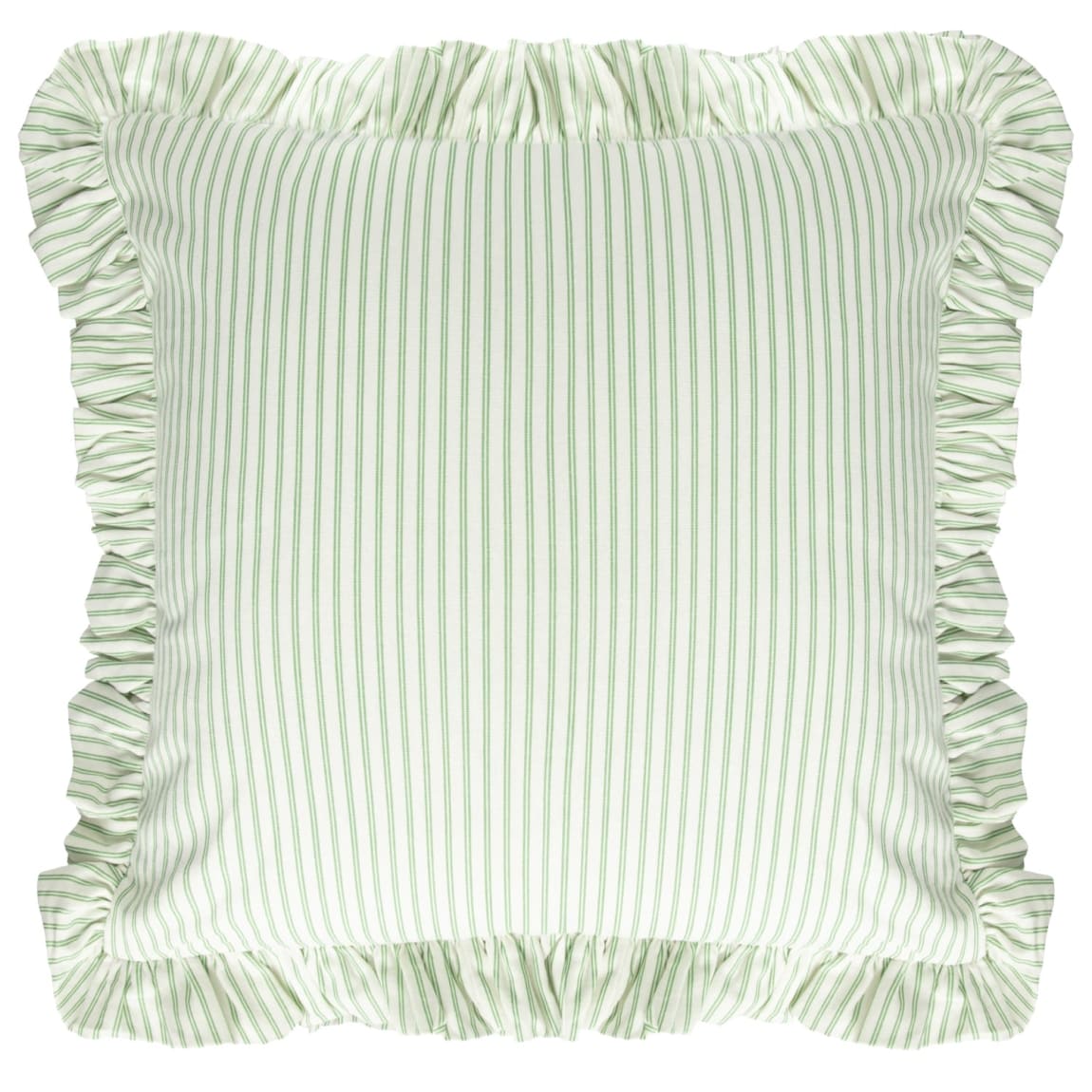 431243-green-stripe-frill-edge-cushion