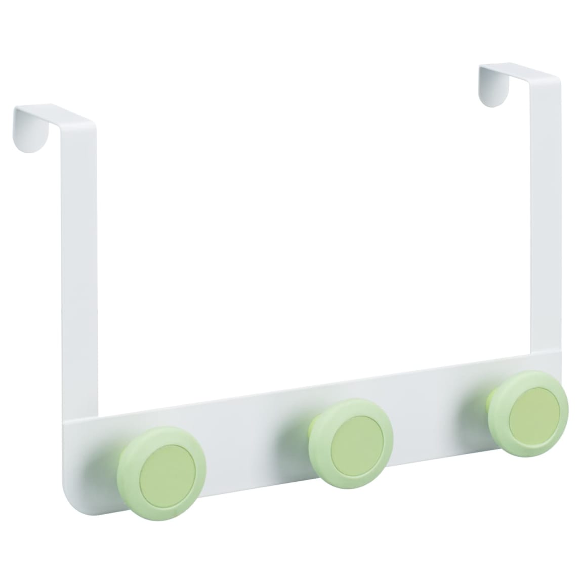 431574-colour-wooden-overdoor-3-hooks-green