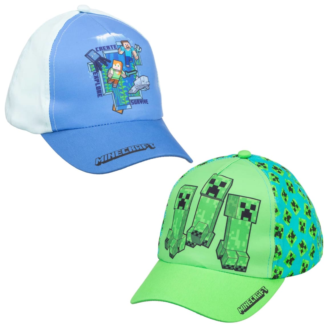 432222-kids-2-pack-minecraft-caps-group