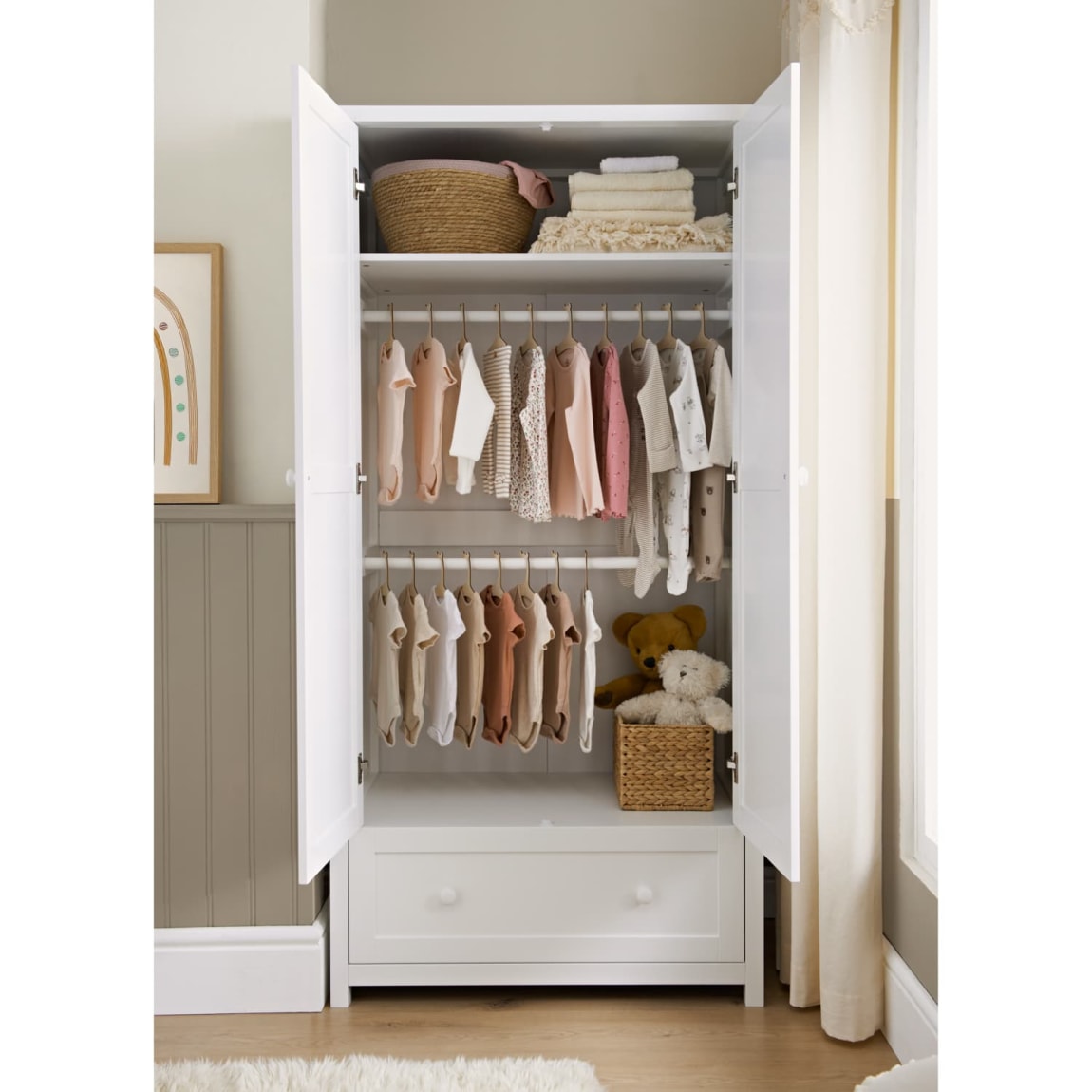 433213-white-painted-wardrobe-2-door-2-drawer