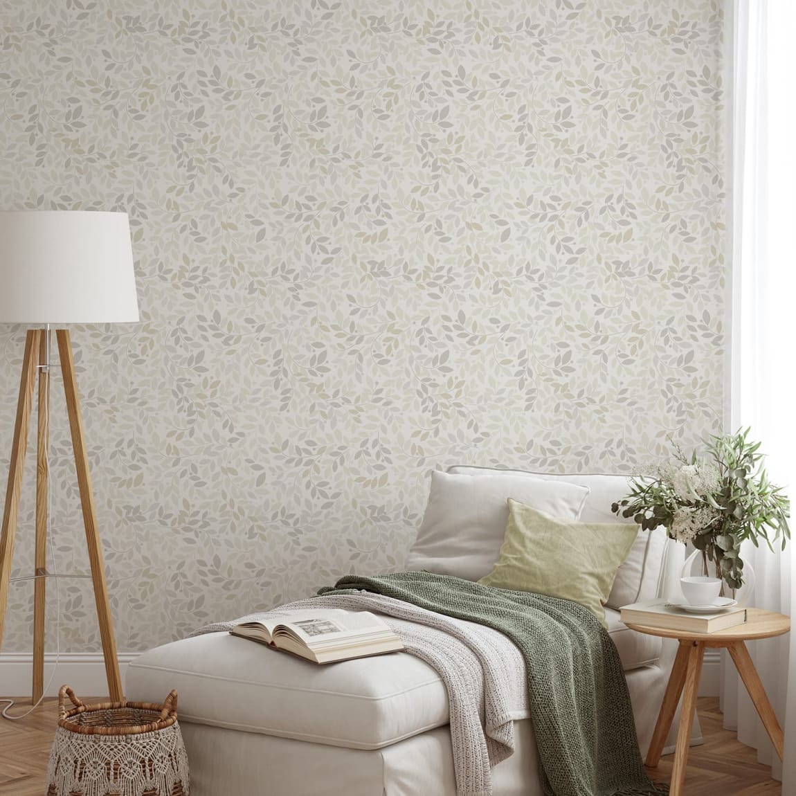 434522-gentle-leaf-cream-wallpaper