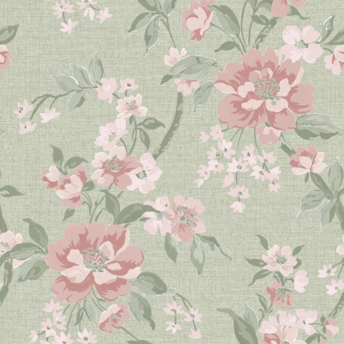 434632-fresco-ella-floral-green-and-pink-wallpaper-2