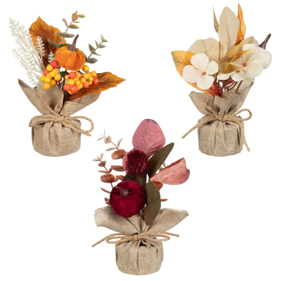 434878-harvest-foliage-in-linen-wrap-group