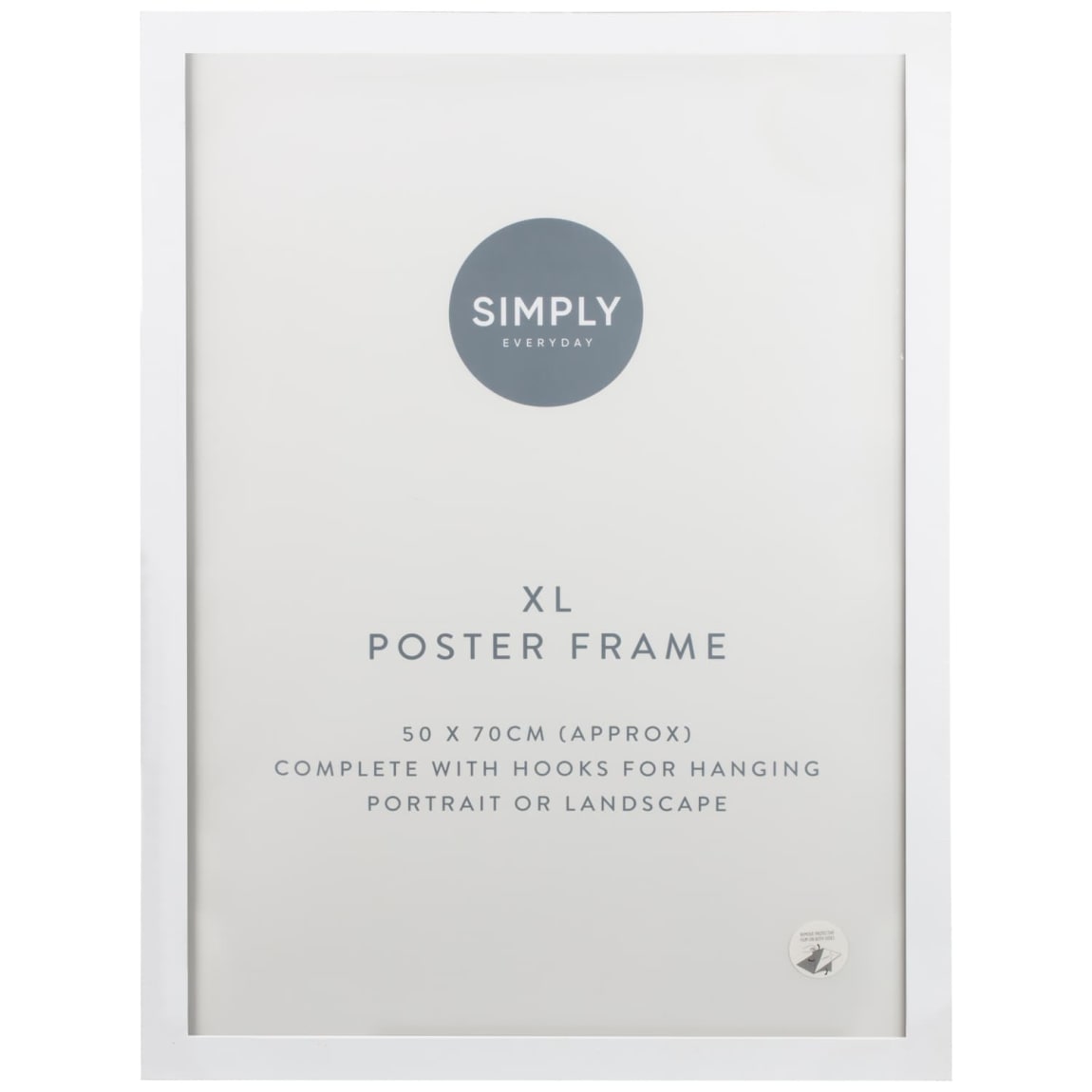 435123-simply-poster-frame-white