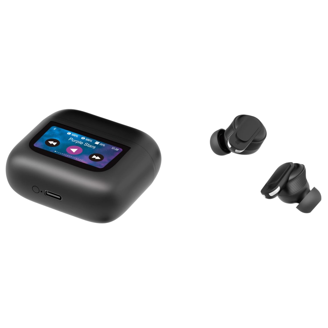 435744-airbuds-smart-led-screen-charge-case-black-4