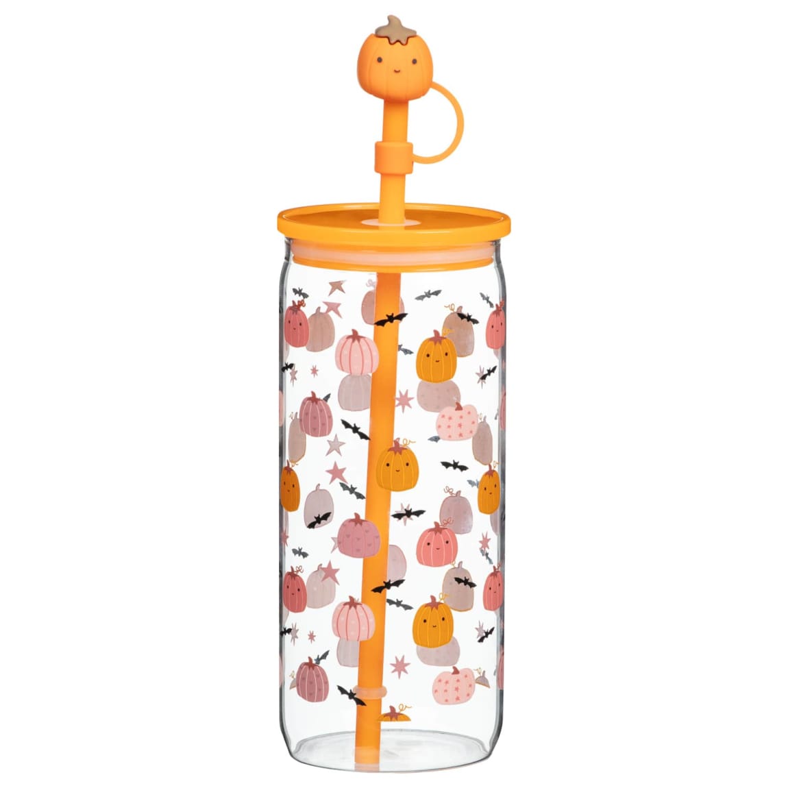 435821-glass-tumbler-with-straw-pumpkin