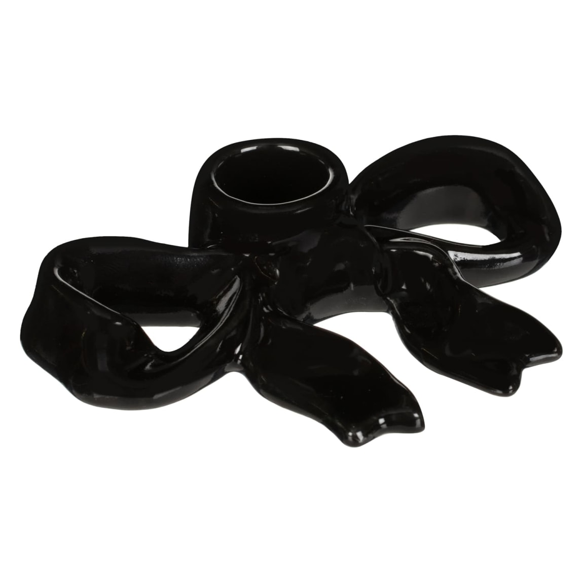 436079-ceramic-bow-dinner-candle-holder-black
