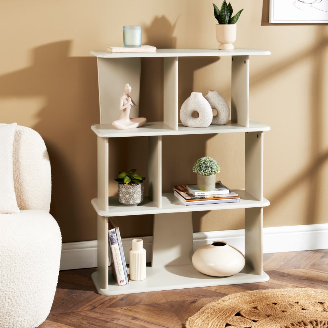 436198-abstract-4-tier-shelving-unit