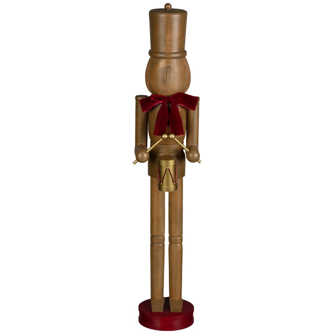 437136-xl--plain-wooden-nutcracker-with-bow