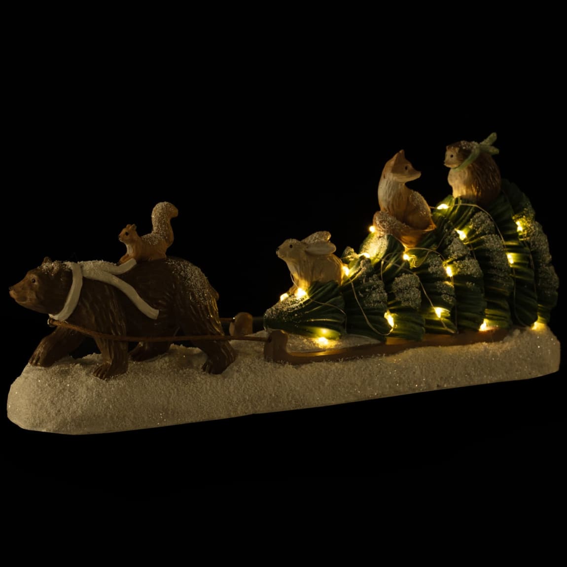 437149--resin-animals-with-tree