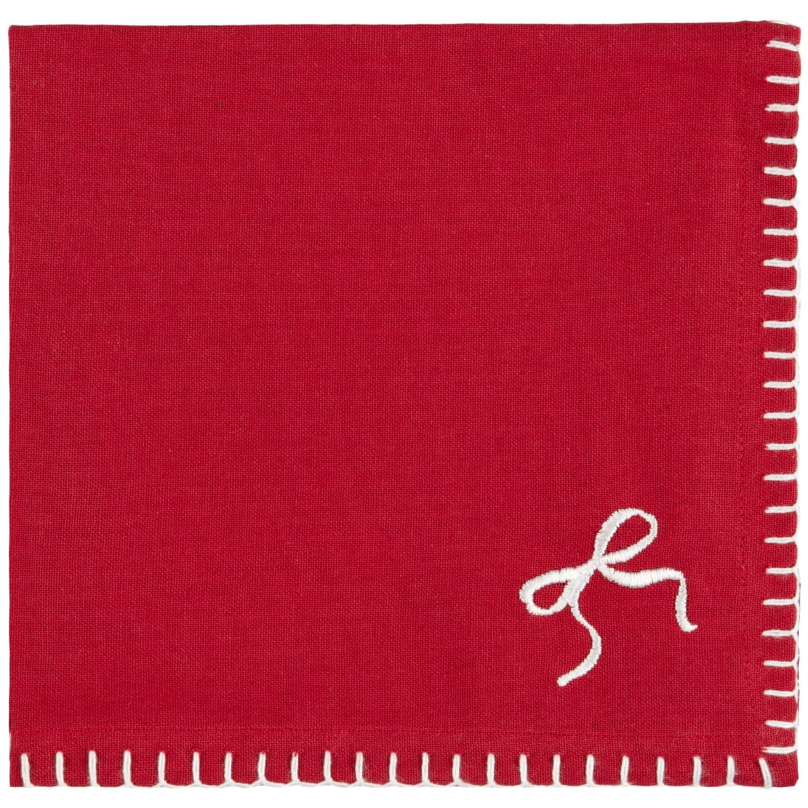 437419--2pk-red-bow-fabric-napkins