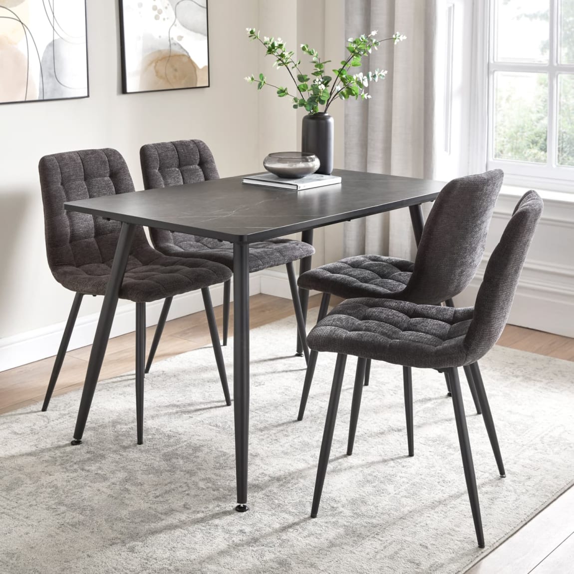 437466-zurich-5-piece-black-marble-dining-table-set-2